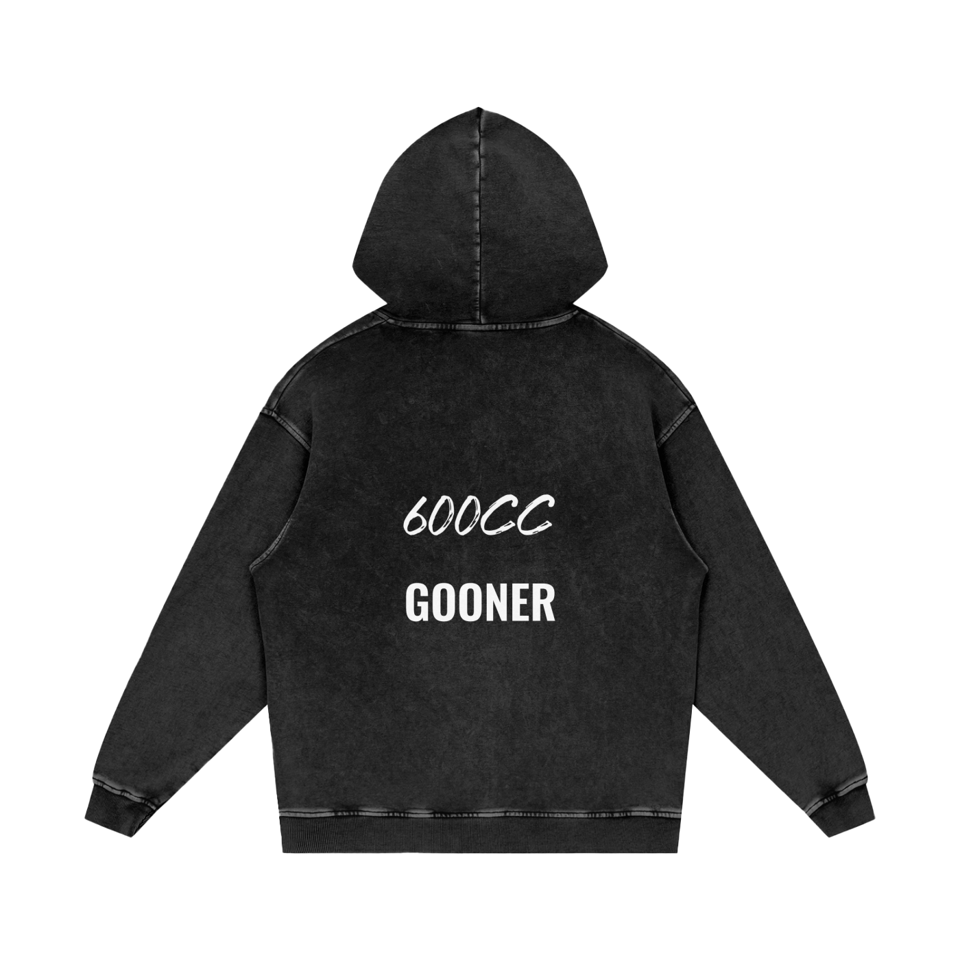 600CC GOONER 100% Cotton Washed Hoodie