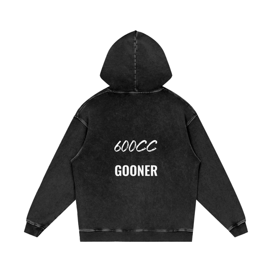 600CC GOONER 100% Cotton Washed Hoodie